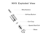 Yocan NYX Quartz Dual Coil Wax Atomizer