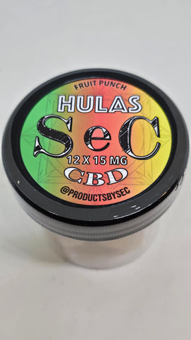 Products By Sec CBD Hulas 10 x 15mg