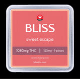 Bliss Sweet Escape Gummies 1080mg THC